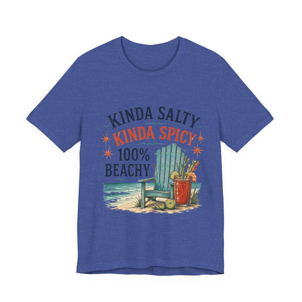 Beachy Graphic Tee - "Kinda Salty, Kinda Spicy, 100% Beachy"