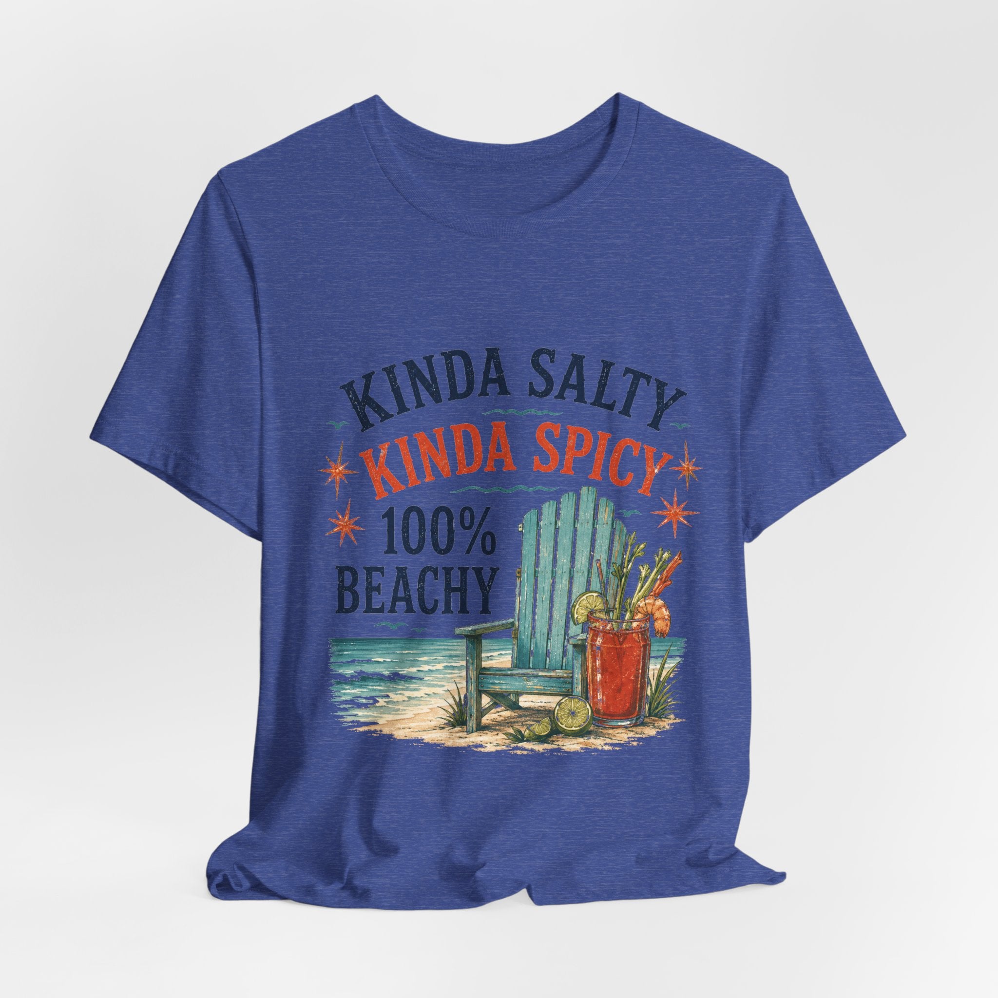 Beachy Graphic Tee - "Kinda Salty, Kinda Spicy, 100% Beachy"